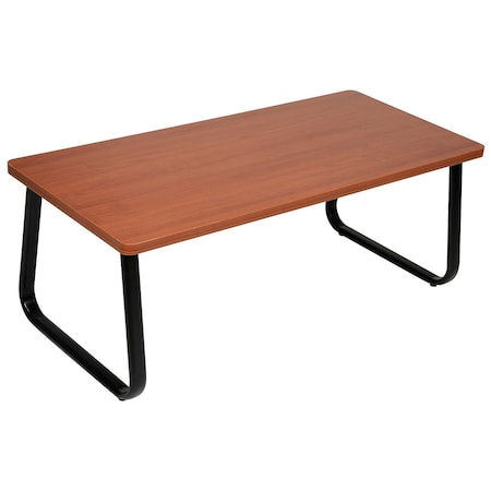 Global Industrial Rectangle Coffee Table, Cherry Top, 43 x 20 238412CY